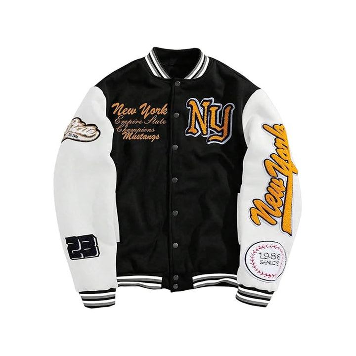 Vintage-Style Men’s Aviator Bomber Jacket