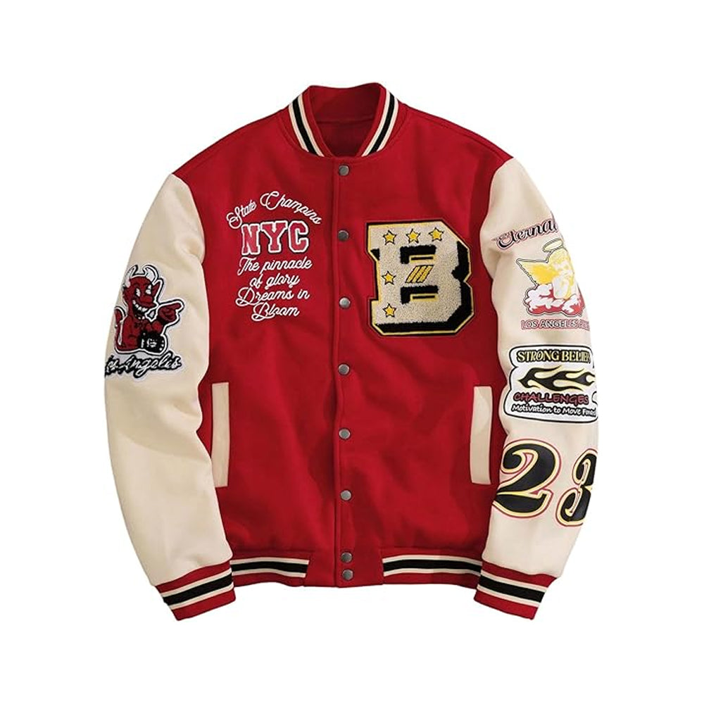 Modern Slim-Fit Men’s Bomber Jacket