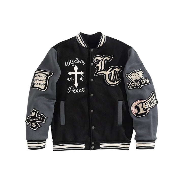 Men’s Graphic Print Streetwear Jacket