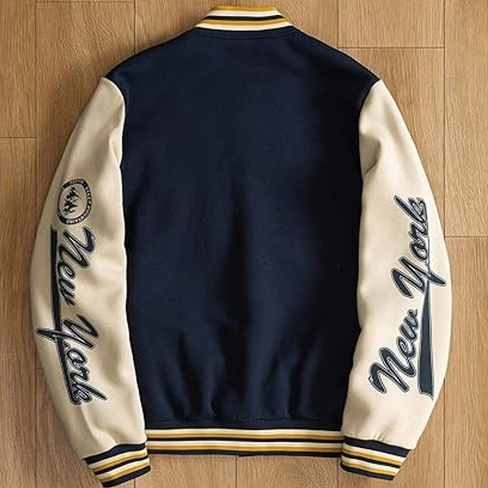 Classic Leather Bomber Jacket for Men