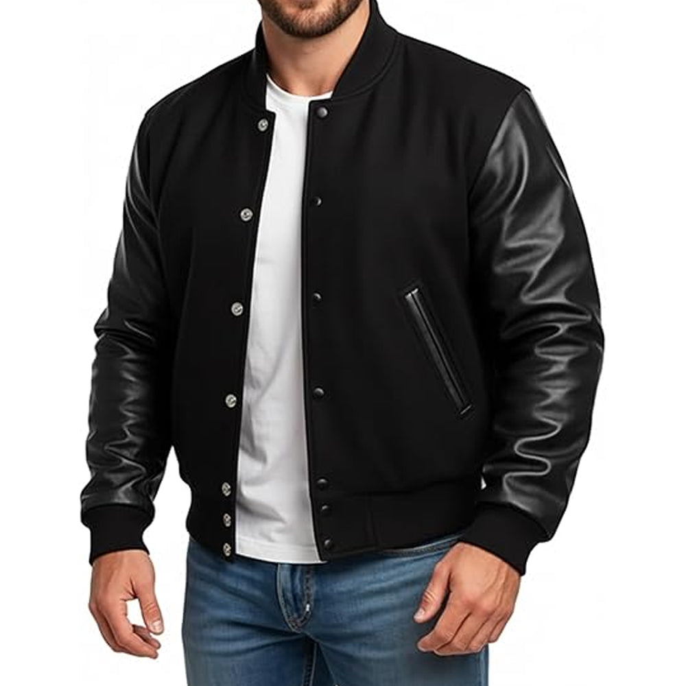 Classic Men’s Letterman Varsity Jacket