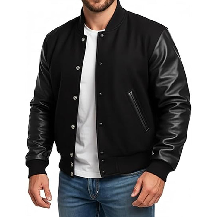 Classic Men’s Letterman Varsity Jacket