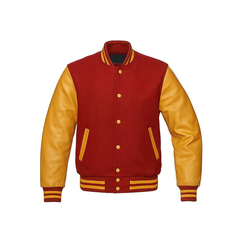Elite Varsity Jacket Crafted with Premium Leather Sleeves