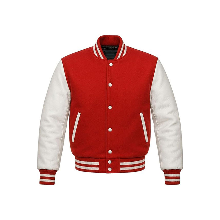 Custom Varsity Jacket with Personalized Leather Sleeves
