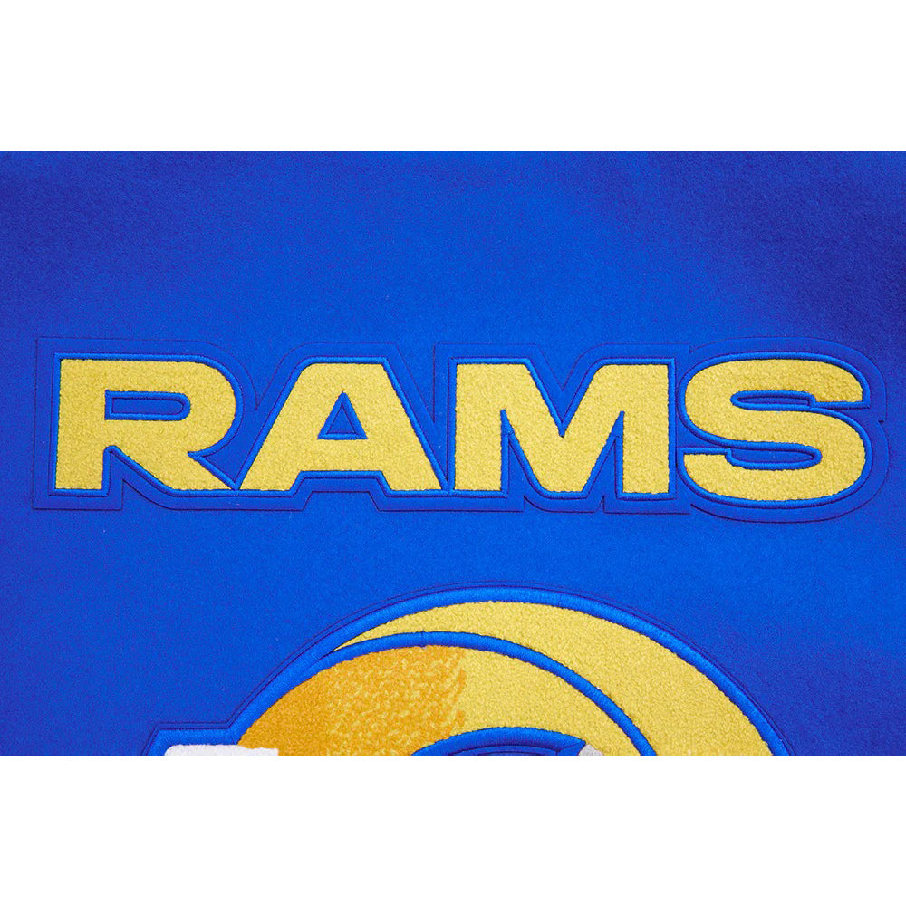 NFL LOS ANGELES RAMS MASHUP MEN'S RIB WOOL VARSITY JACKET