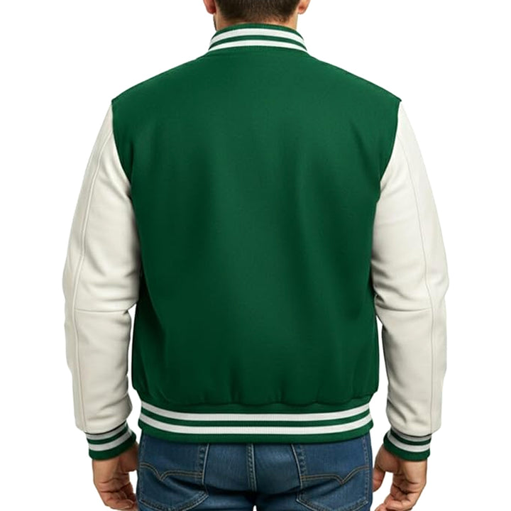 Modern Fit Men’s Letterman Baseball Jacket