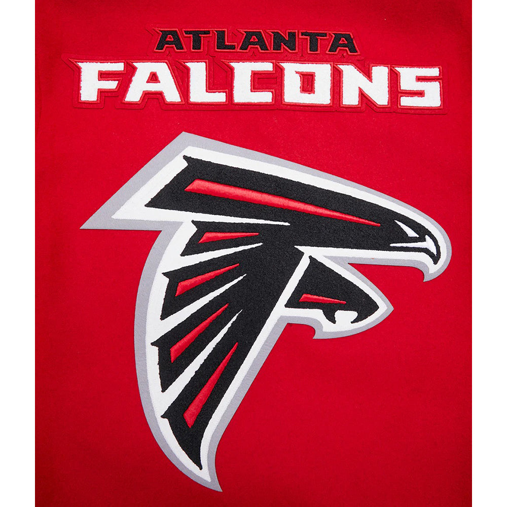 NFL ATLANTA FALCONS RETRO CLASSIC MEN'S RIB WOOL VARSITY JACKET