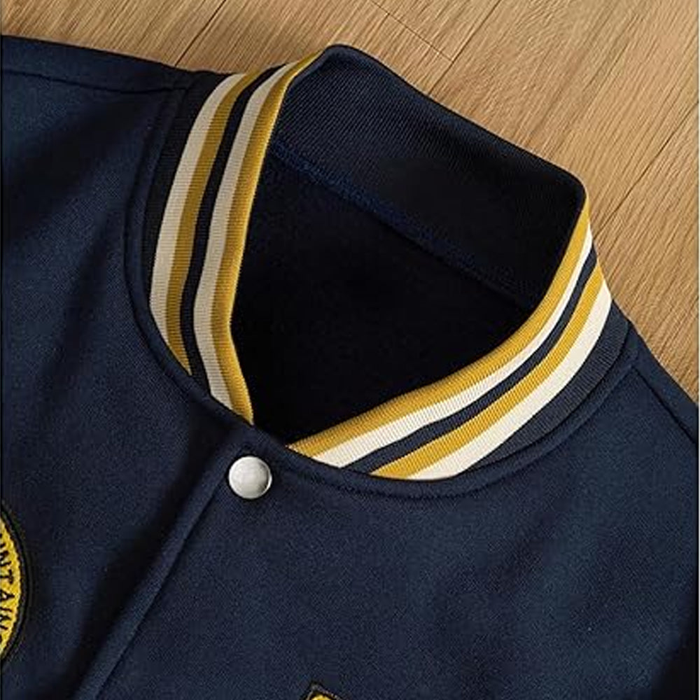 Classic Leather Bomber Jacket for Men