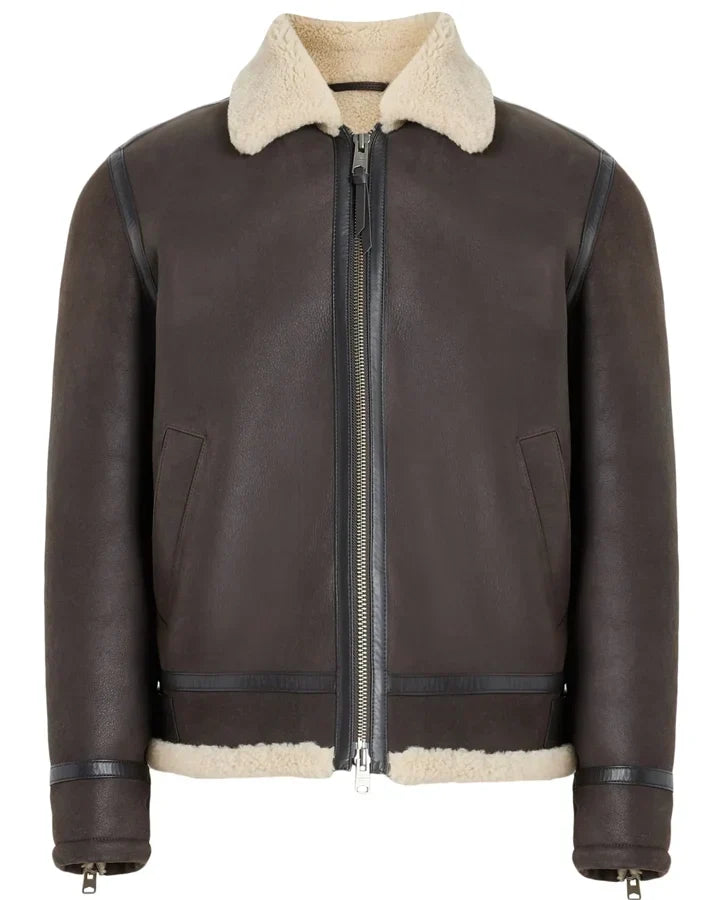 Wilson Shearling Aviator Sheepskin Jacket