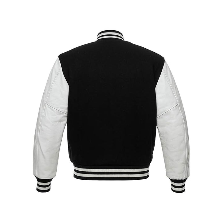 Custom Team Varsity Jacket with Real Leather Sleeves