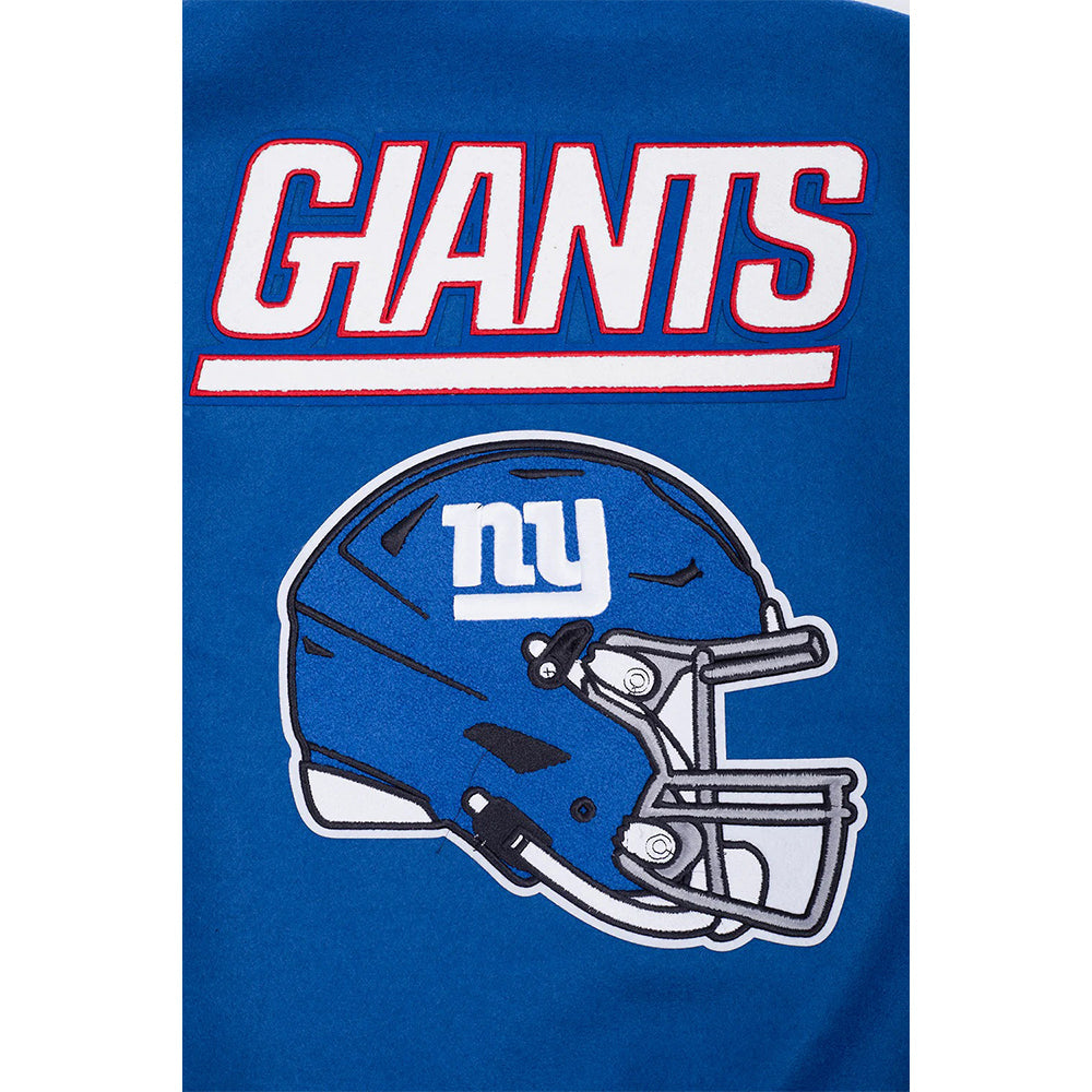 NFL NEW YORK GIANTS MASHUP MEN'S RIB WOOL VARSITY JACKET