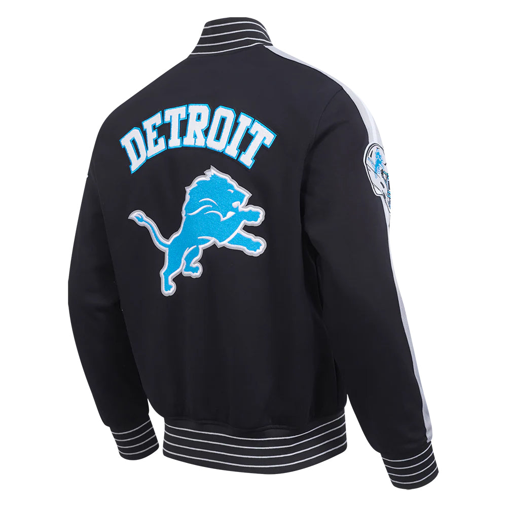 NFL DETROIT LIONS PRO GAME DAY MEN'S DBL KNIT JACKET