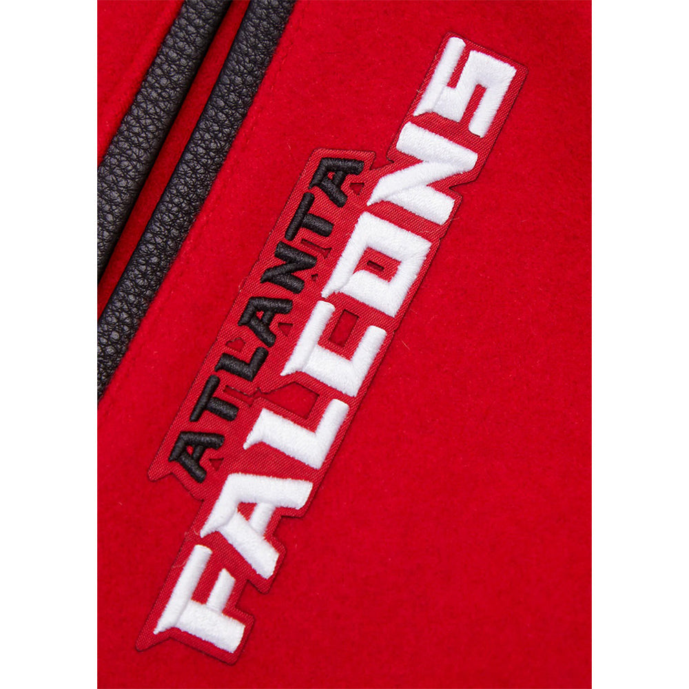 NFL ATLANTA FALCONS RETRO CLASSIC MEN'S RIB WOOL VARSITY JACKET