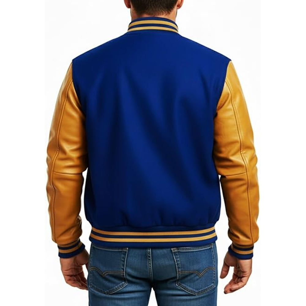 High-Quality Men’s Varsity Bomber Jacket