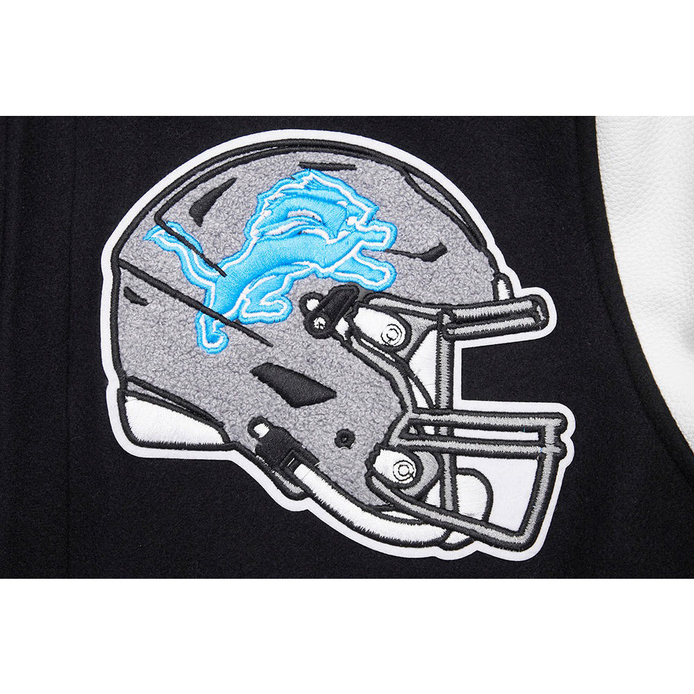 NFL DETROIT LIONS MASHUP MEN'S RIB WOOL VARSITY JACKET