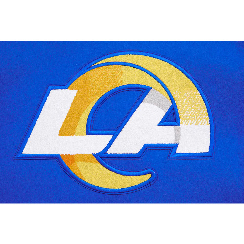 NFL LOS ANGELES RAMS MASHUP MEN'S RIB WOOL VARSITY JACKET