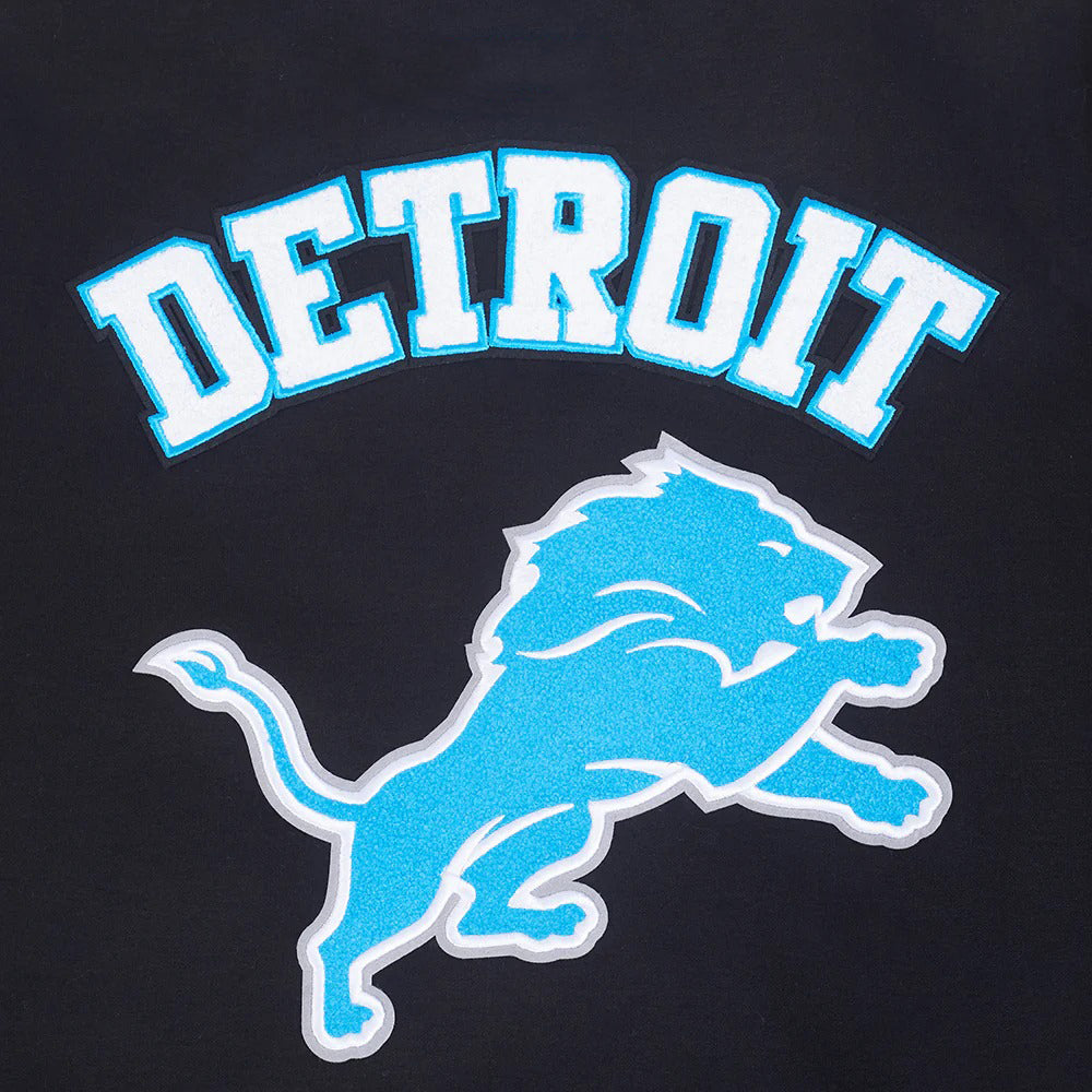 NFL DETROIT LIONS PRO GAME DAY MEN'S DBL KNIT JACKET