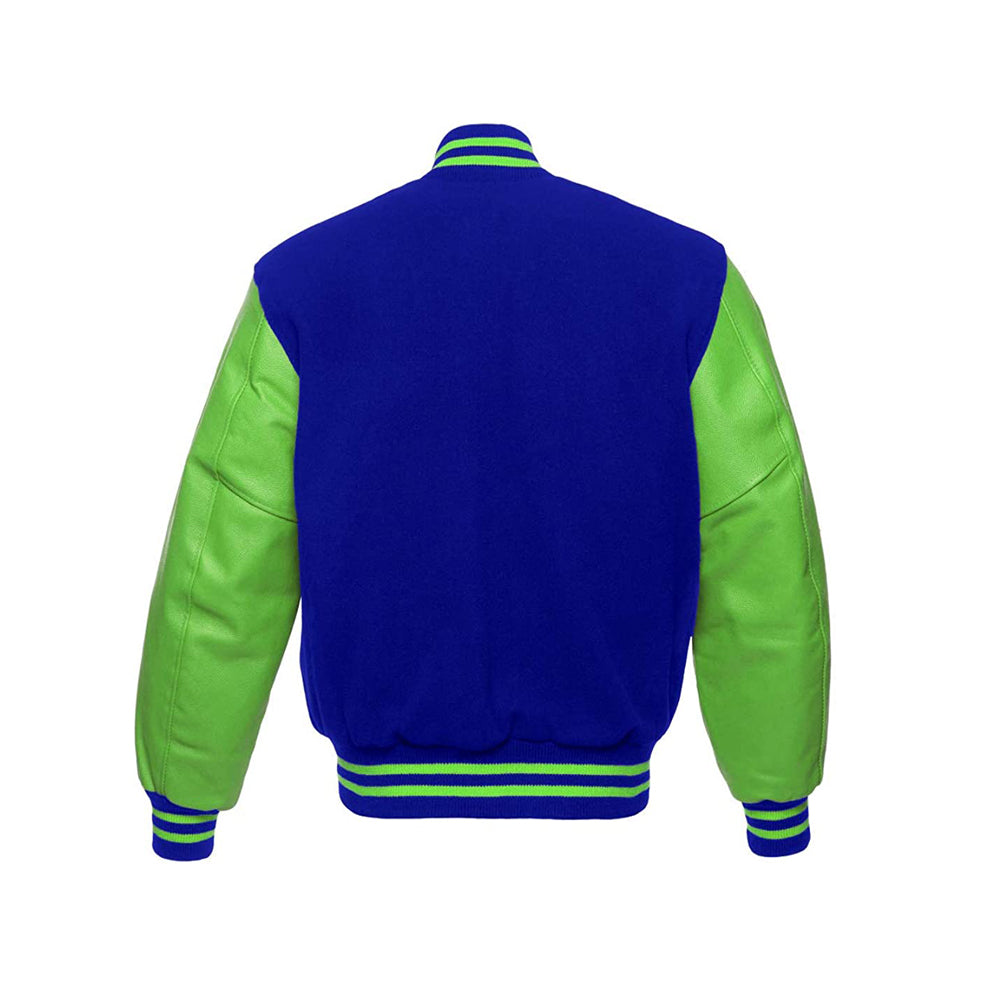 Classic Letterman Jacket With Wool Body
