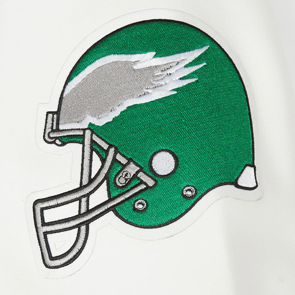 NFL PHILADELPHIA EAGLES BEST OF MEN'S LEATHER VARSITY JACKET
