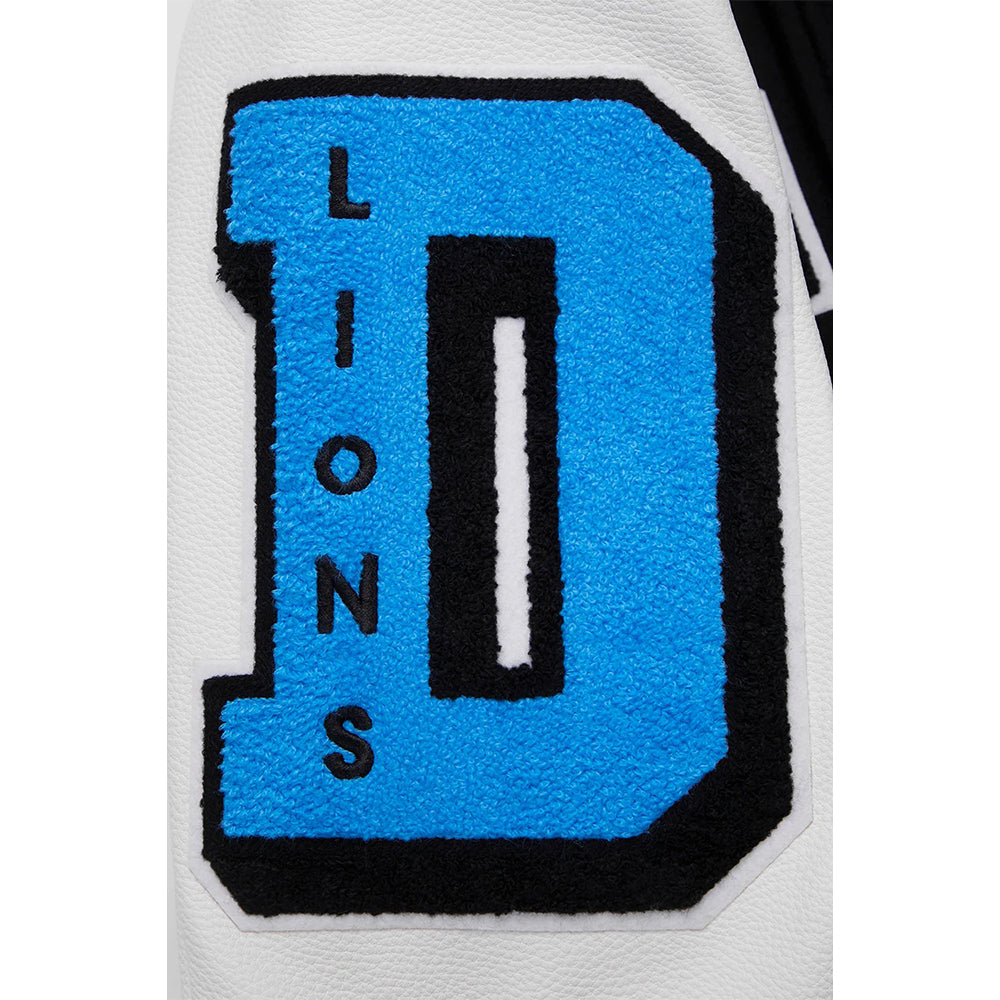 NFL DETROIT LIONS MASHUP MEN'S RIB WOOL VARSITY JACKET