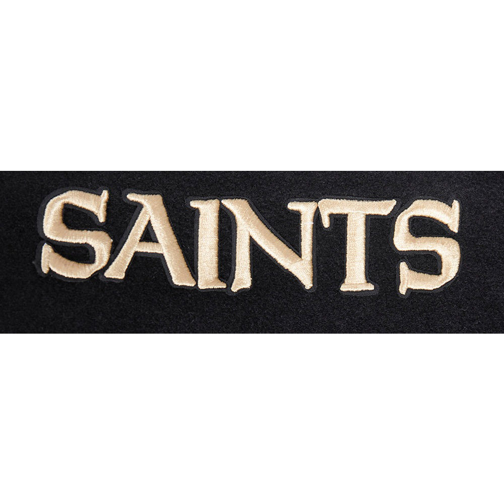 NFL NEW ORLEANS SAINTS MASHUP MEN'S RIB WOOL VARSITY JACKET