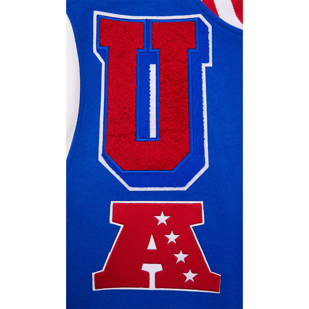 NFL BUFFALO BILLS MASHUP MEN'S RIB WOOL VARSITY JACKET