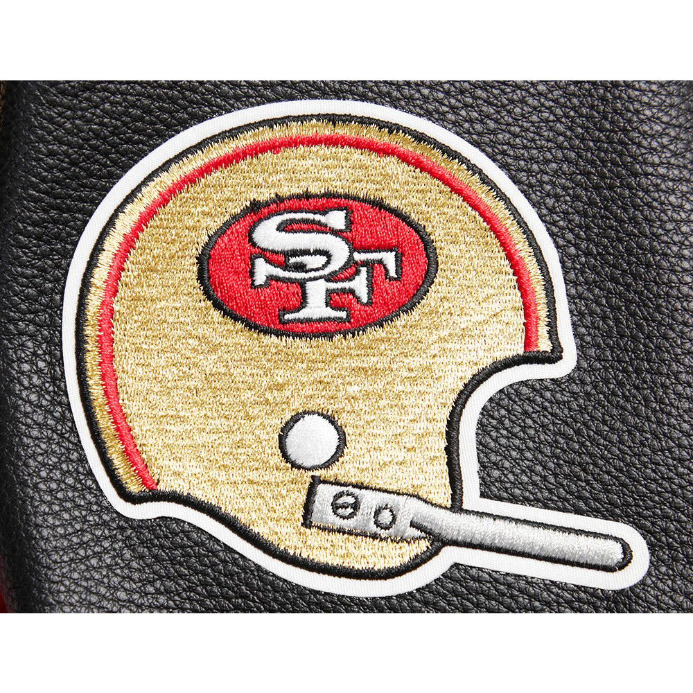 NFL SAN FRANCISCO 49ERS RETRO CLASSIC MEN'S RIB WOOL VARSITY JACKET