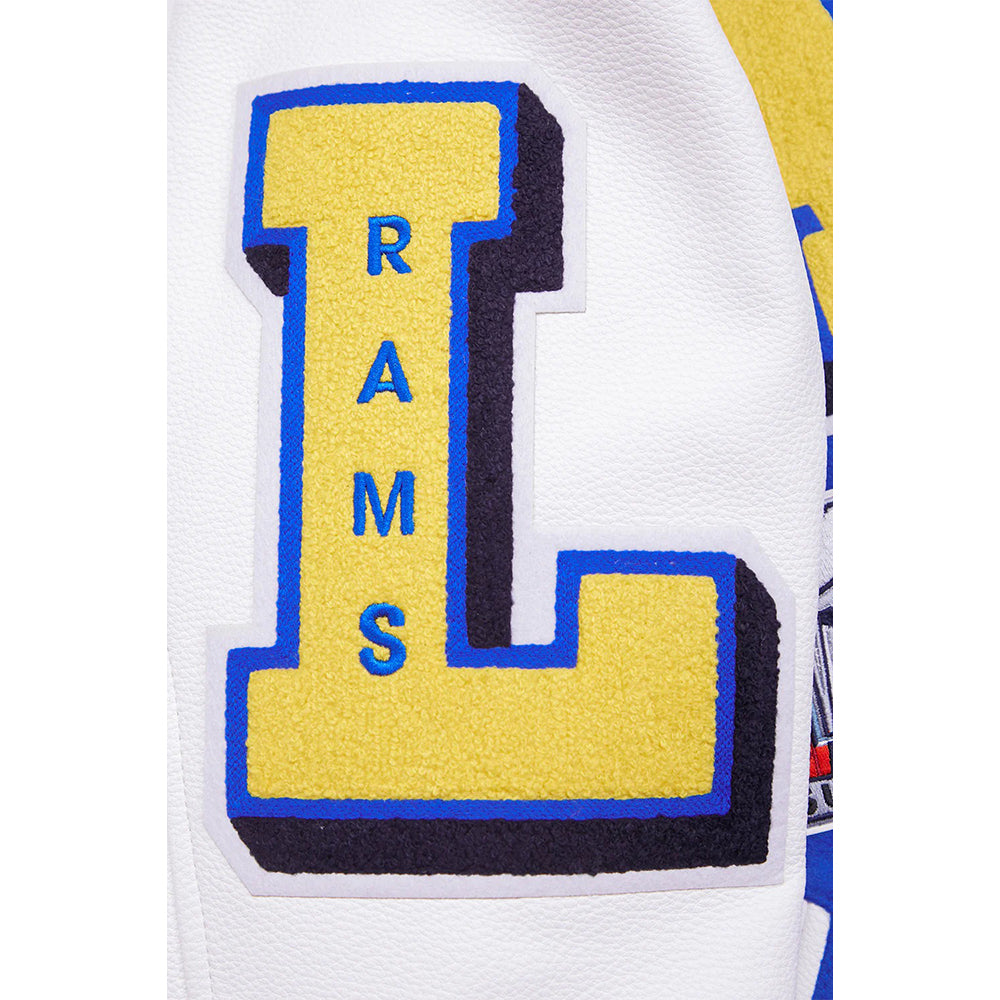 NFL LOS ANGELES RAMS MASHUP MEN'S RIB WOOL VARSITY JACKET
