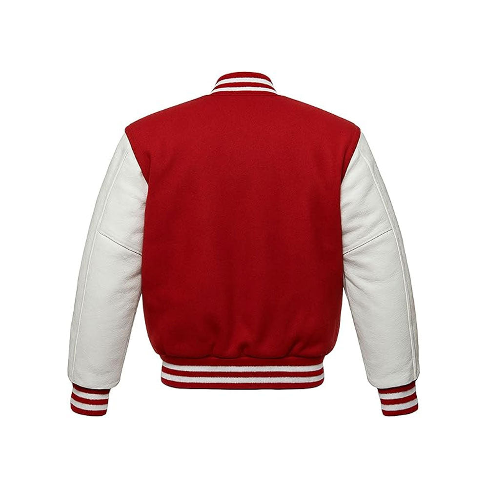 Custom Varsity Jacket with Personalized Leather Sleeves