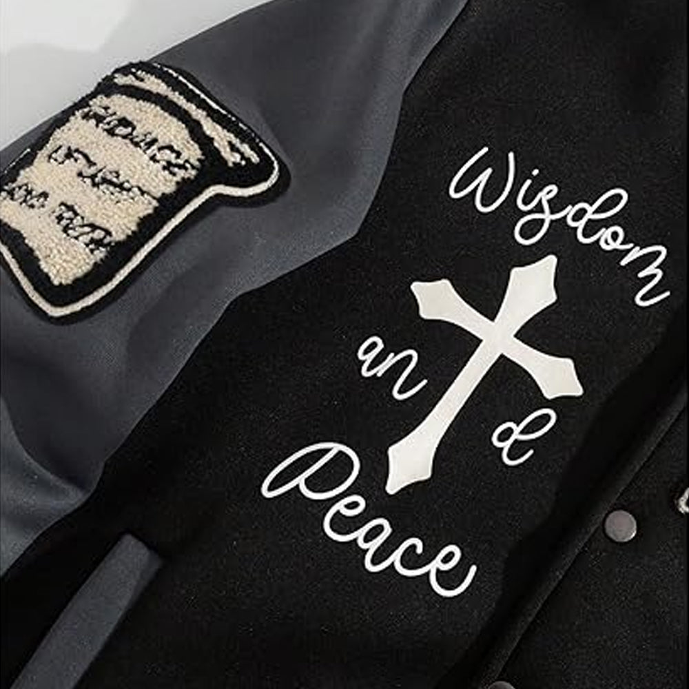 Men’s Graphic Print Streetwear Jacket