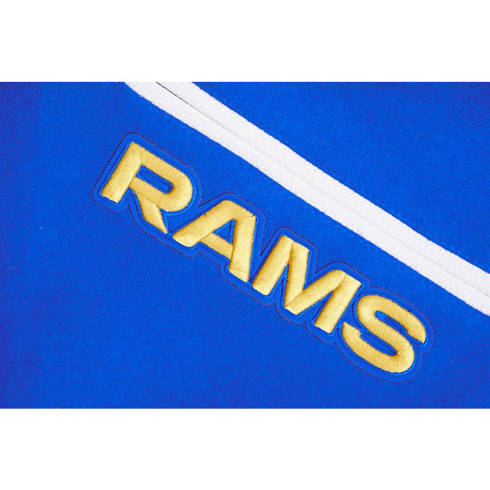 NFL LOS ANGELES RAMS MASHUP MEN'S RIB WOOL VARSITY JACKET