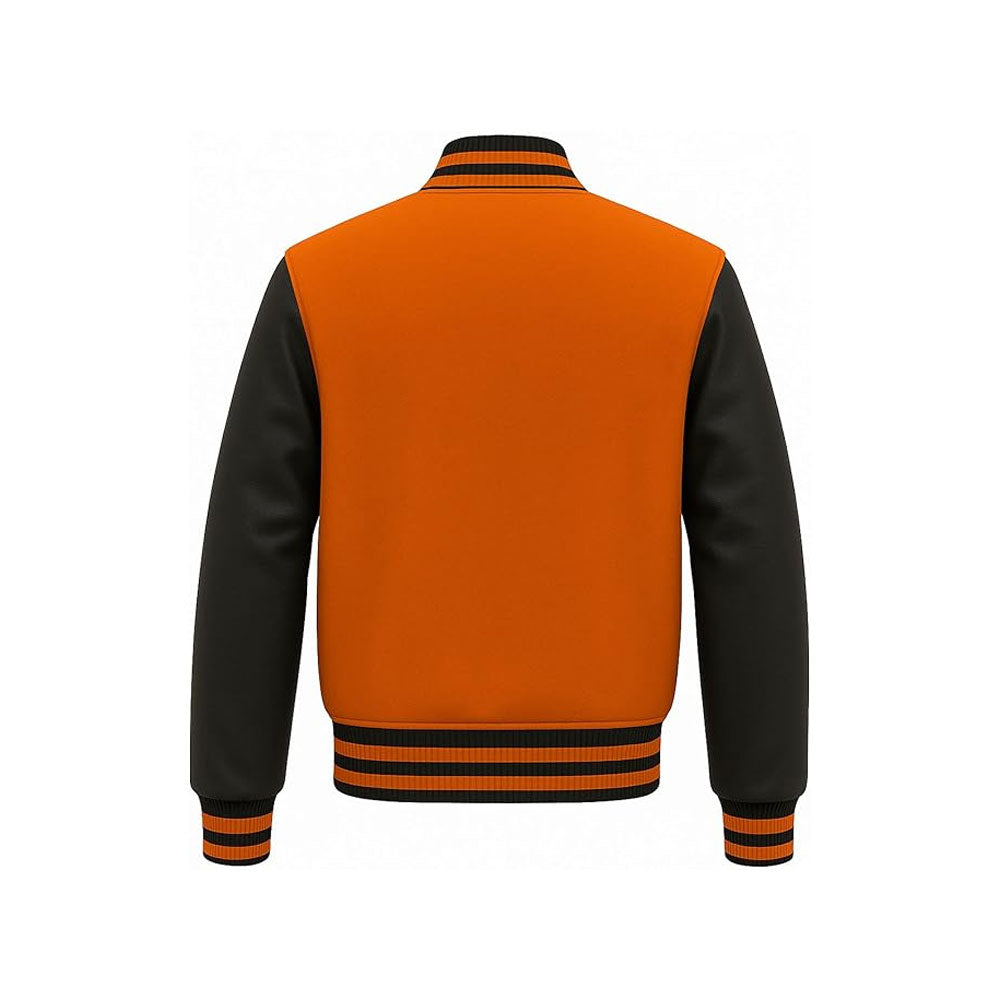 Premium Wool Body Varsity Jacket with Soft Leather Arms