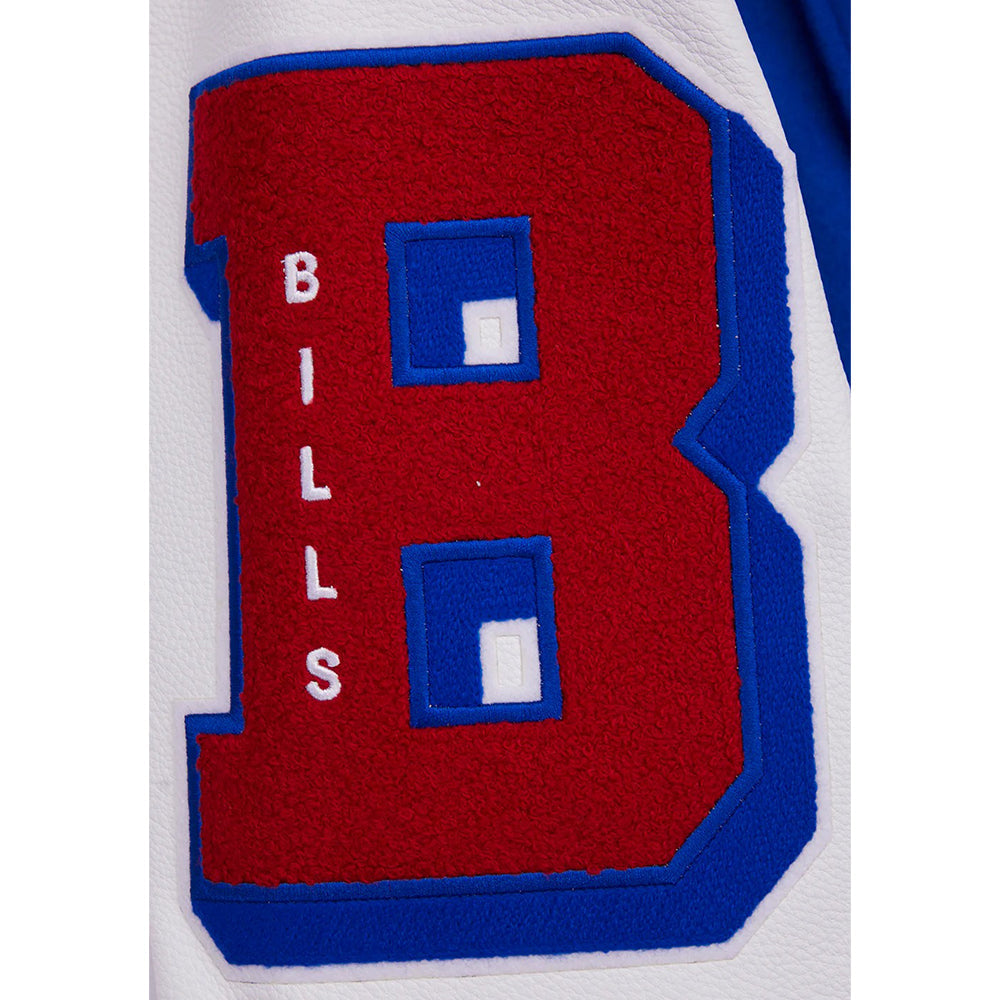 NFL BUFFALO BILLS MASHUP MEN'S RIB WOOL VARSITY JACKET