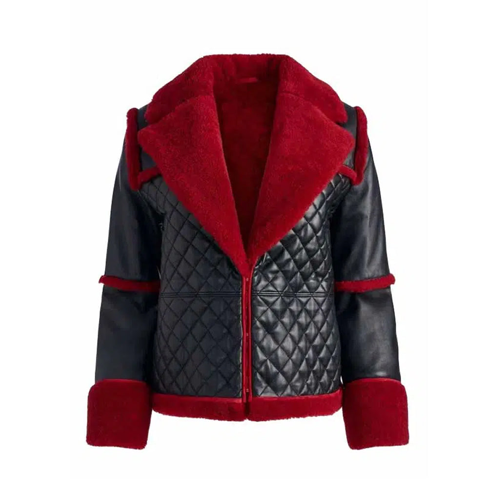 Aviator Pilot Red B3 Shearling Jacket