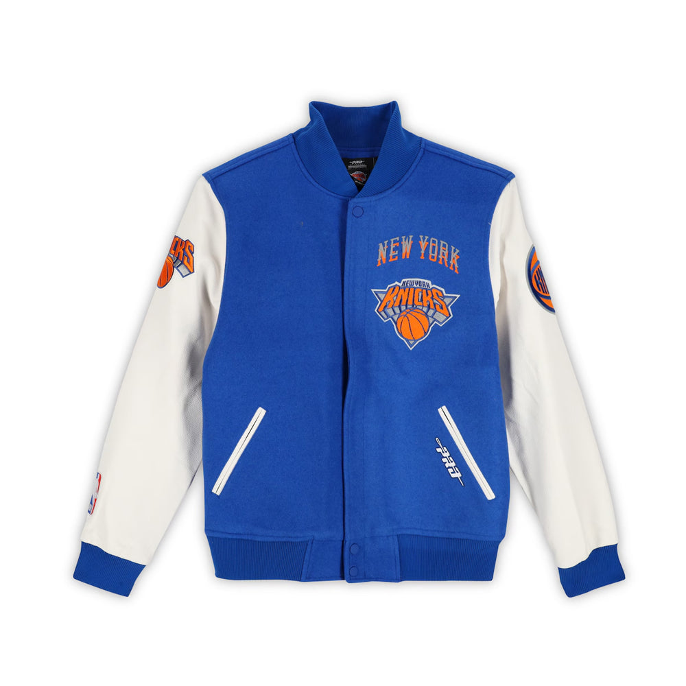 Karl-Anthony Towns New York Wool Varsity Full-Zip Jacket