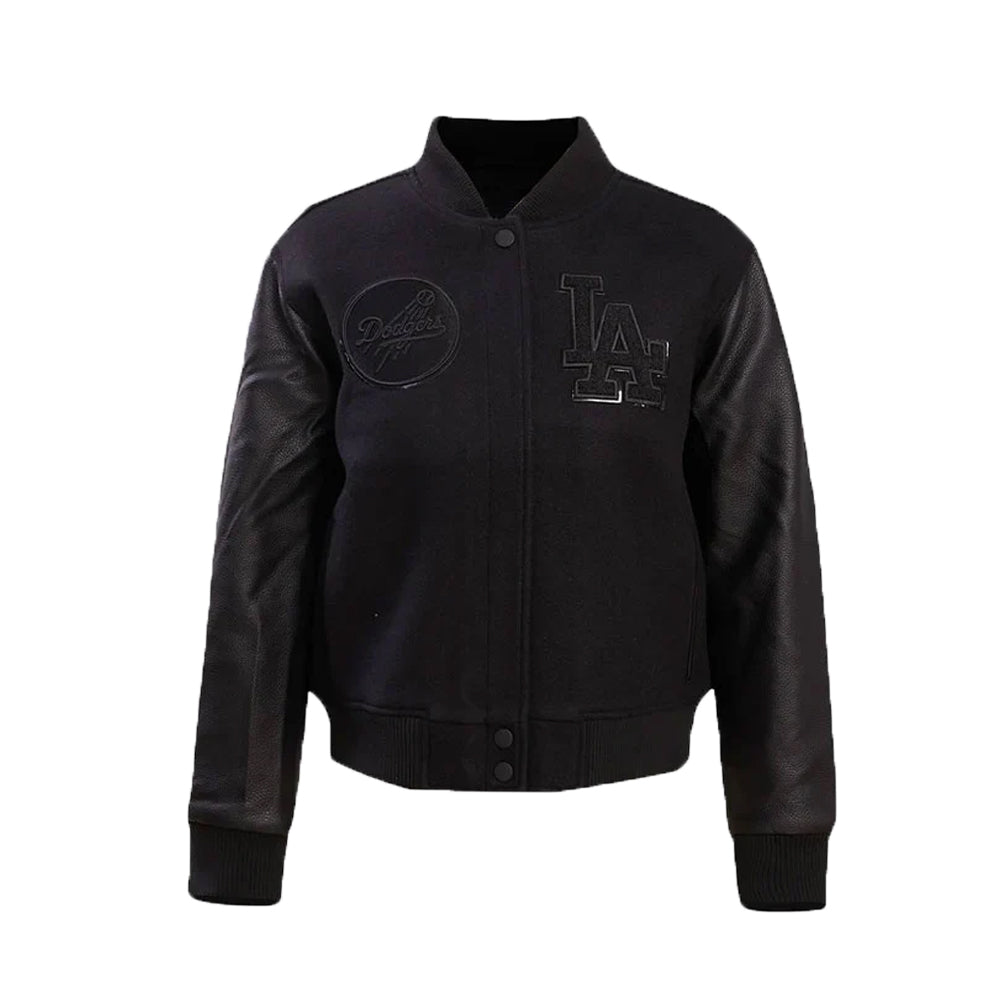 Los Angeles Dodgers Women's Black Varsity Jacket