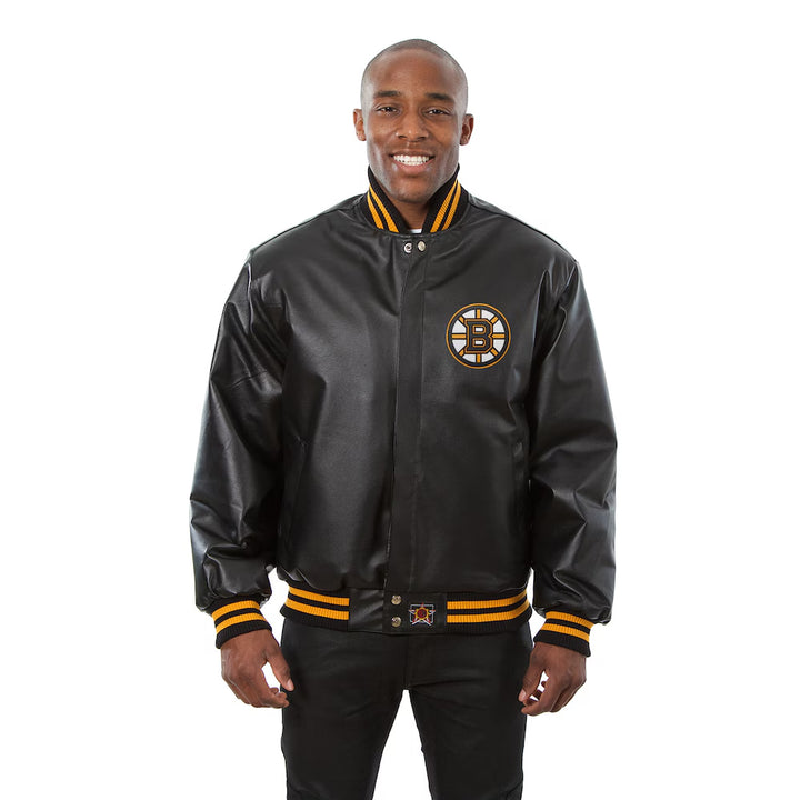 Men's Boston Bruins JH Design Black Jacket