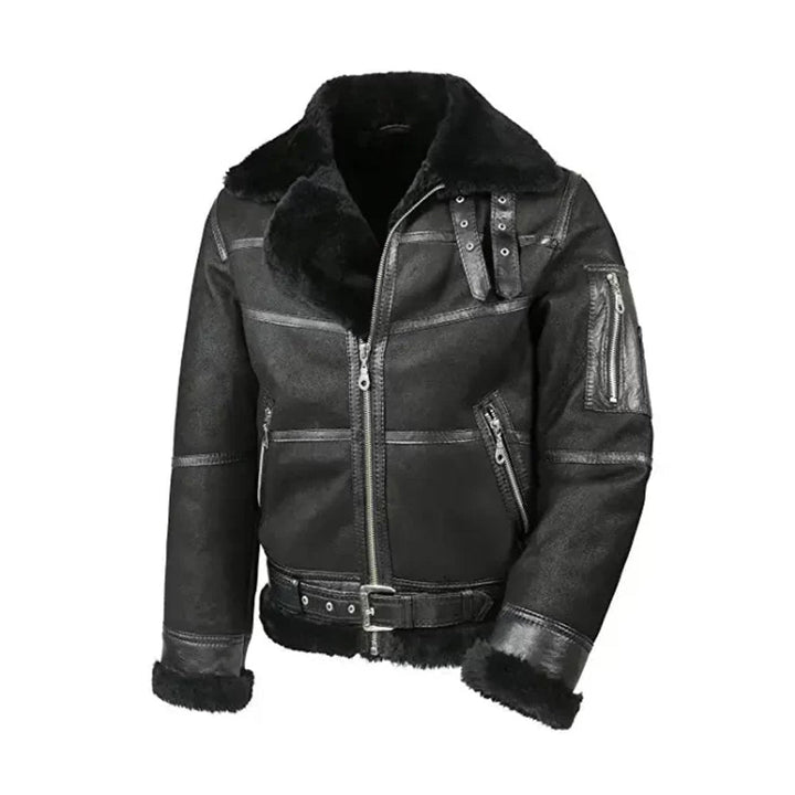 Mens Aviator B16 Sheepskin Shearling Jacket