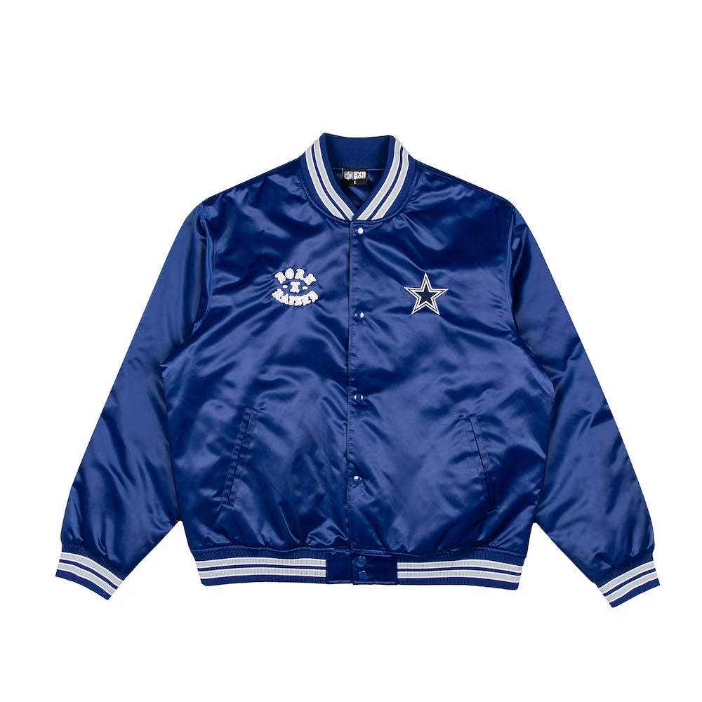 Unisex Dallas Cowboys Born x Raised Navy Full-Snap Stadium Jacket