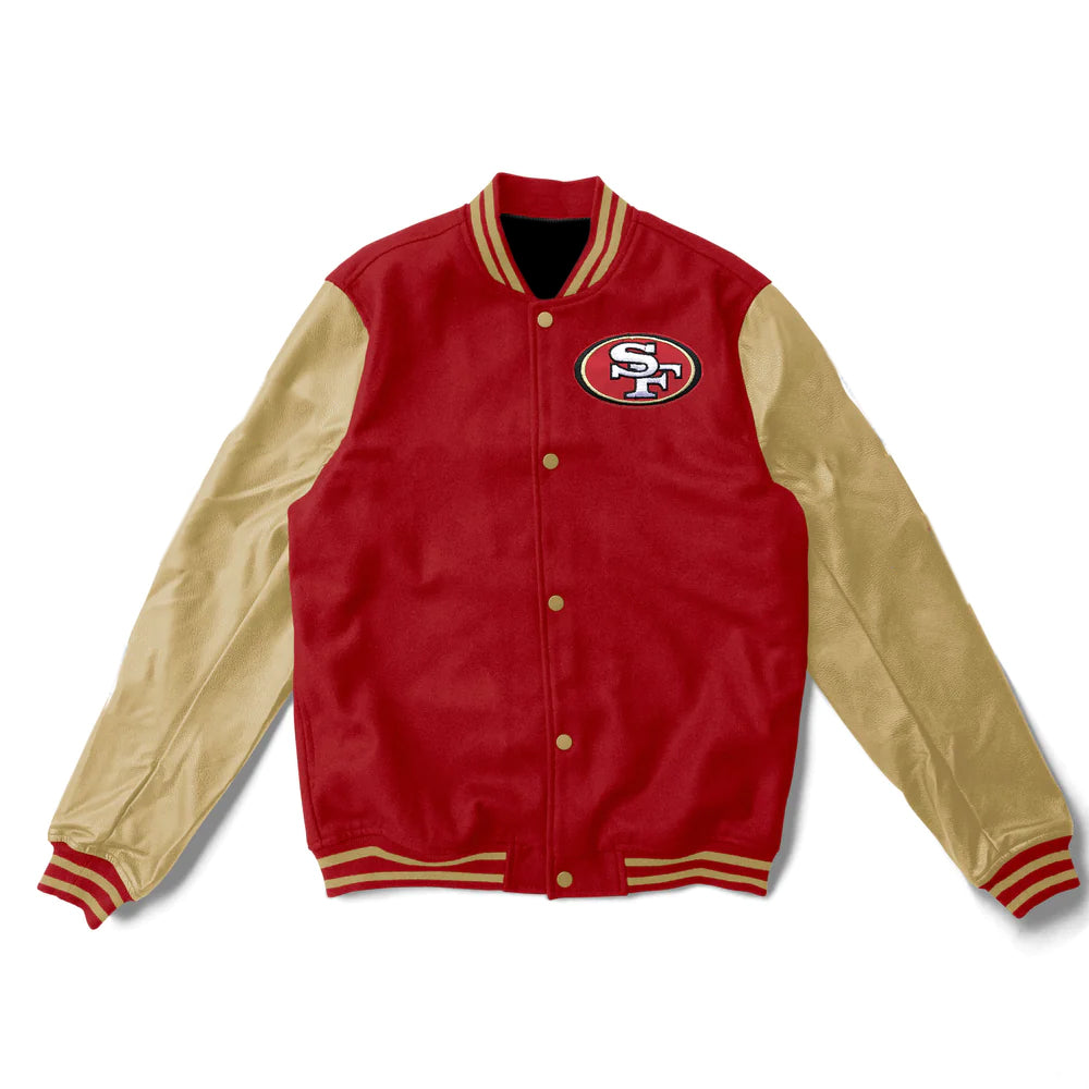 Premium Varsity Jackets For Men and Women with Leather Sleeves