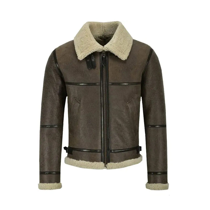 Vincent Air Force SF Flying Bomber Lambskin Leather Jacket