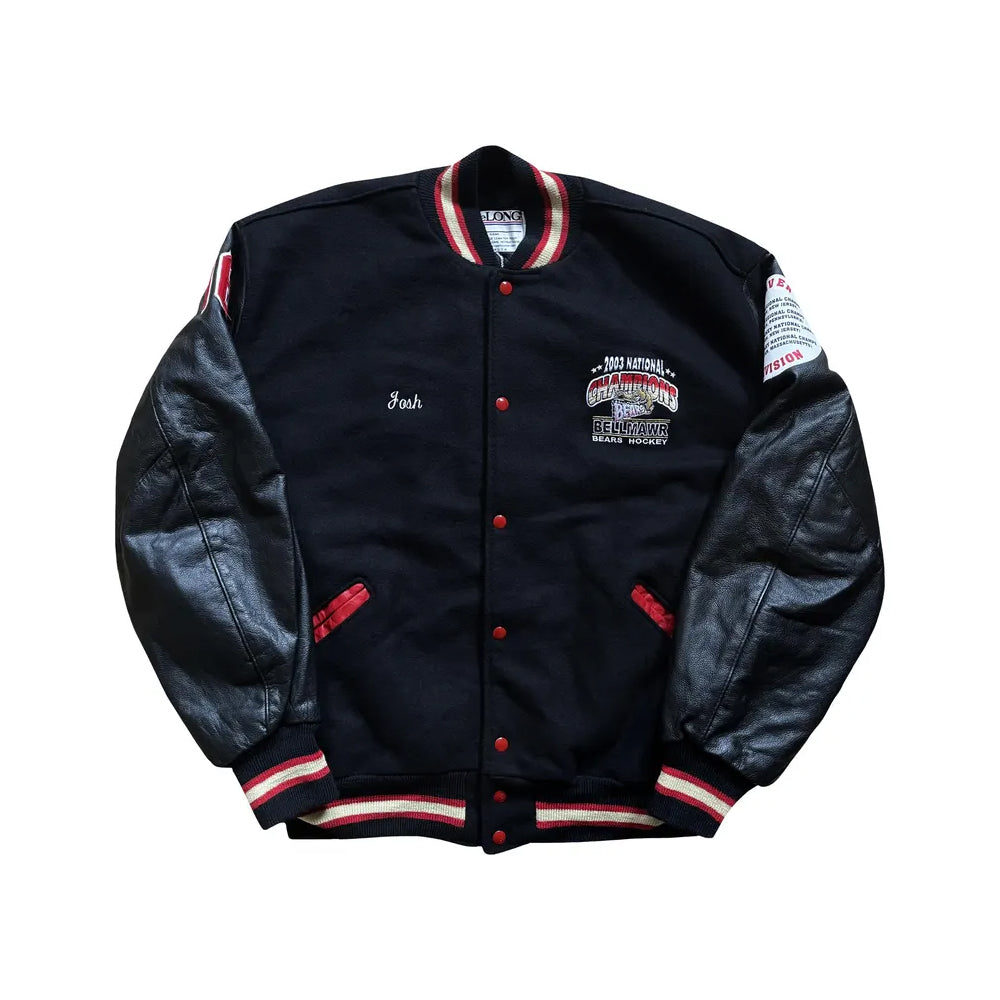 Classic Letterman Premium Varsity Jacket – Wool Body & Leather Sleeves