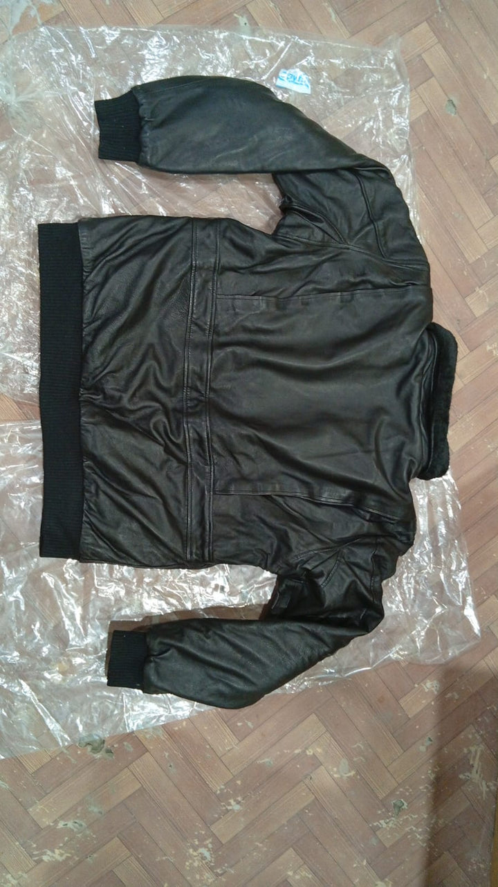 Mark US Shearling Fur G-1 Bomber Flight Jacket