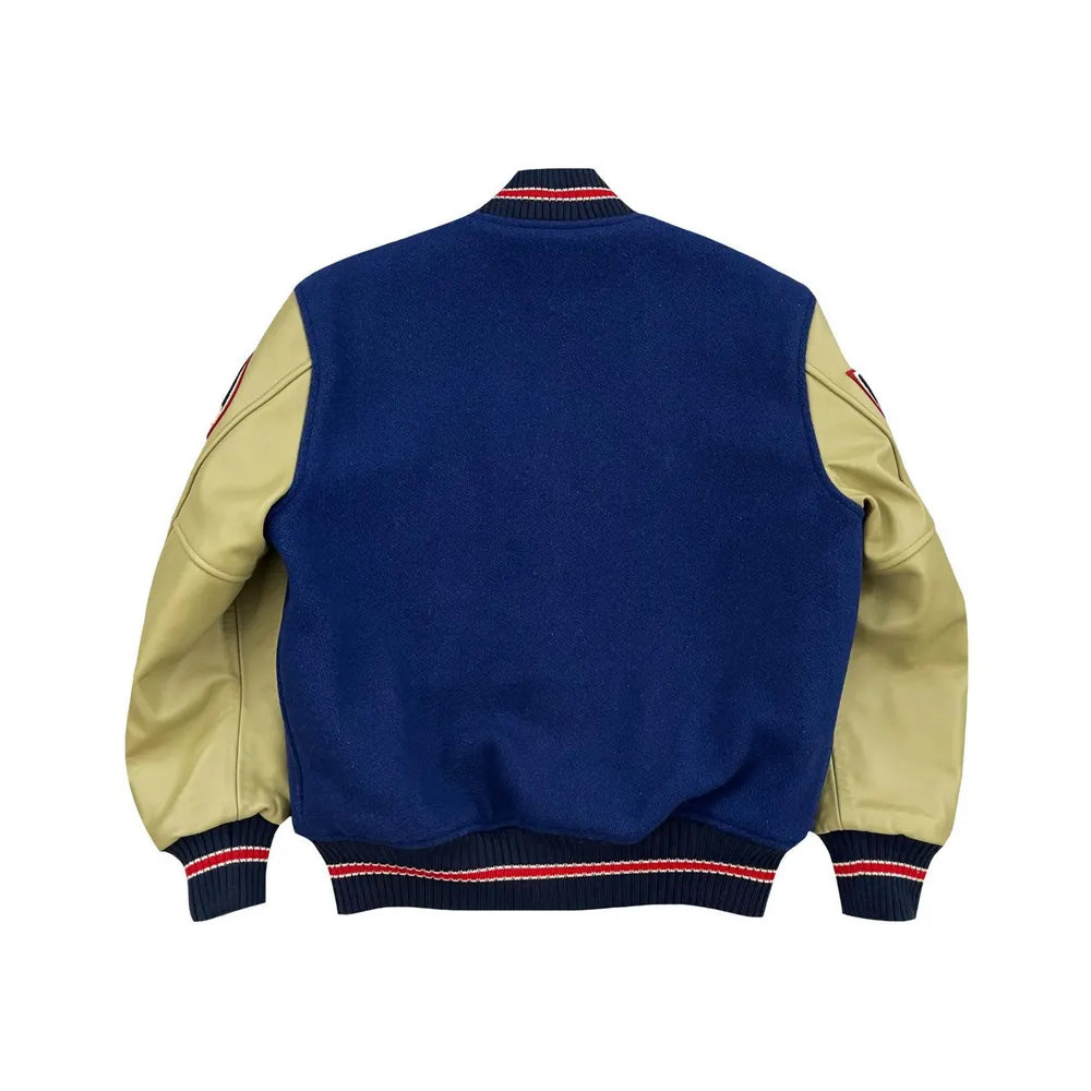 Classic Letterman Premium Varsity Jacket – Wool Body & Leather Sleeves