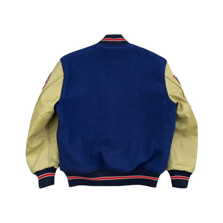 Classic Letterman Premium Varsity Jacket – Wool Body & Leather Sleeves