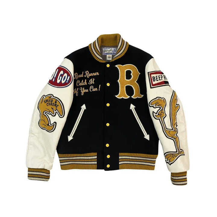 Classic Letterman Premium Varsity Jacket – Wool Body & Leather Sleeves