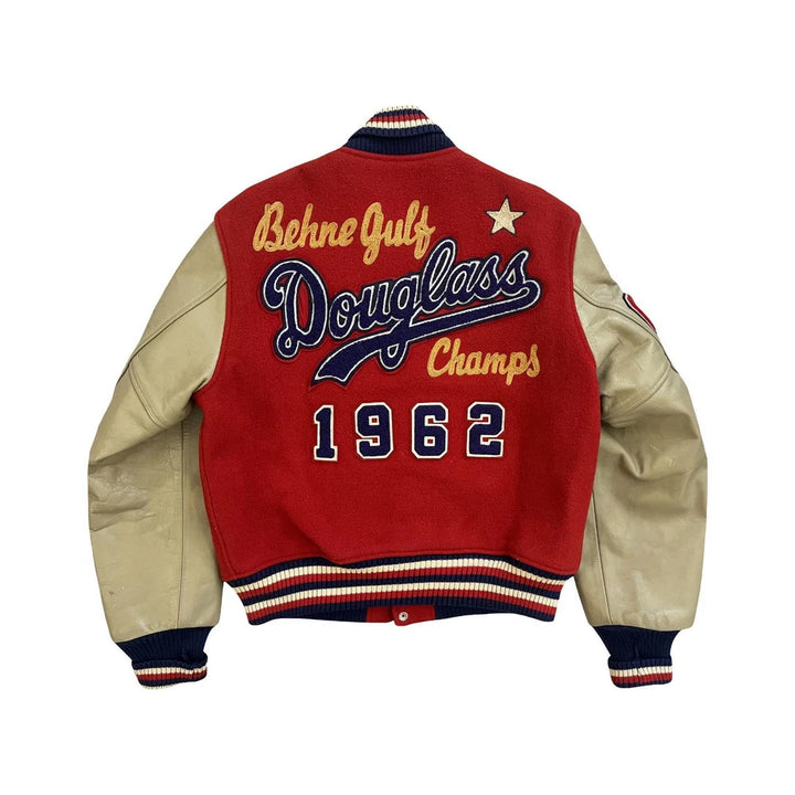 Classic Letterman Premium Varsity Jacket – Wool Body & Leather Sleeves