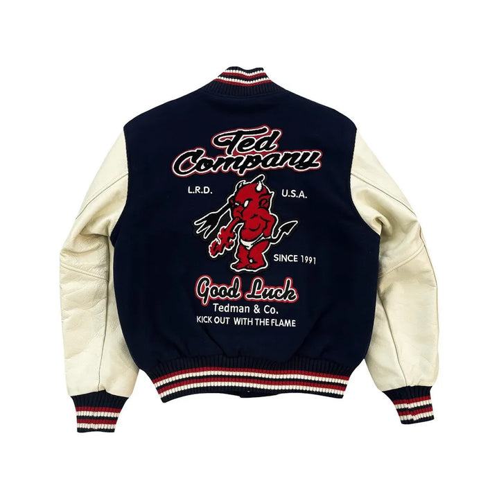 Classic Letterman Premium Varsity Jacket – Wool Body & Leather Sleeves