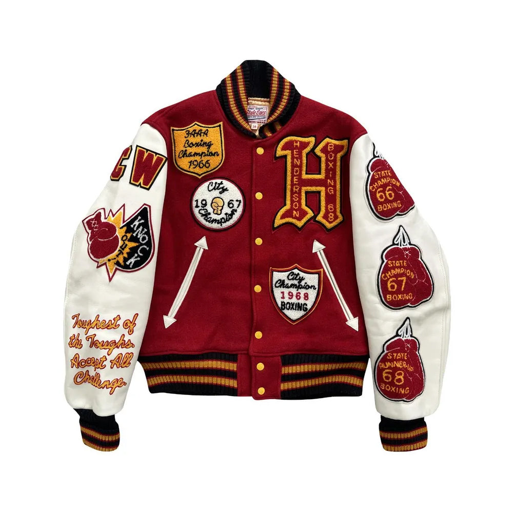 Classic Letterman Premium Varsity Jacket – Wool Body & Leather Sleeves