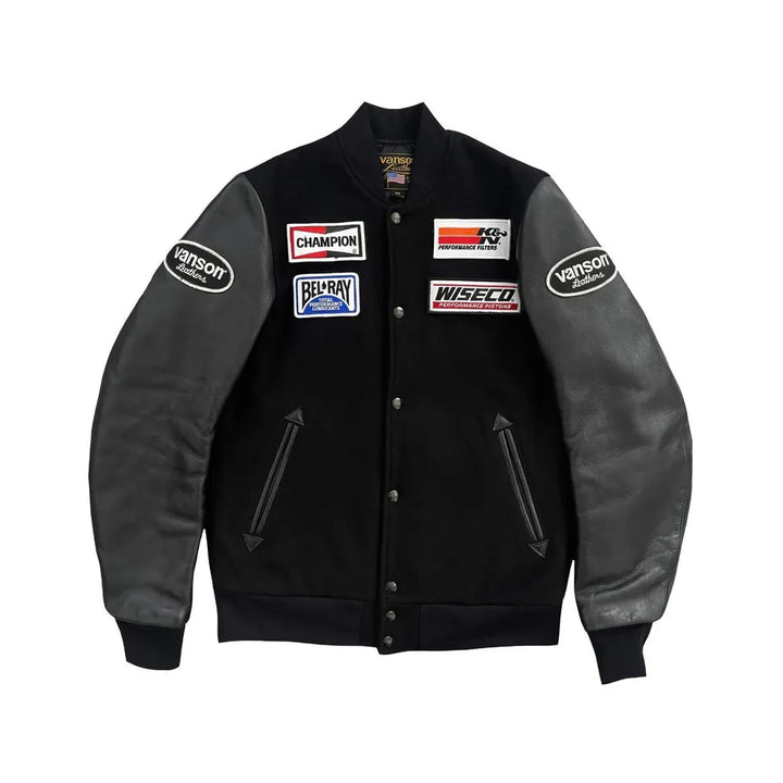Classic Letterman Premium Varsity Jacket – Wool Body & Leather Sleeves
